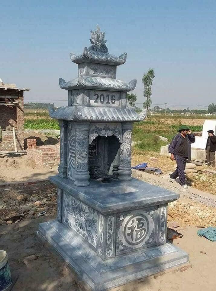 Các loại đá thường sử dụng để làm mộ đá ba mái đẹp