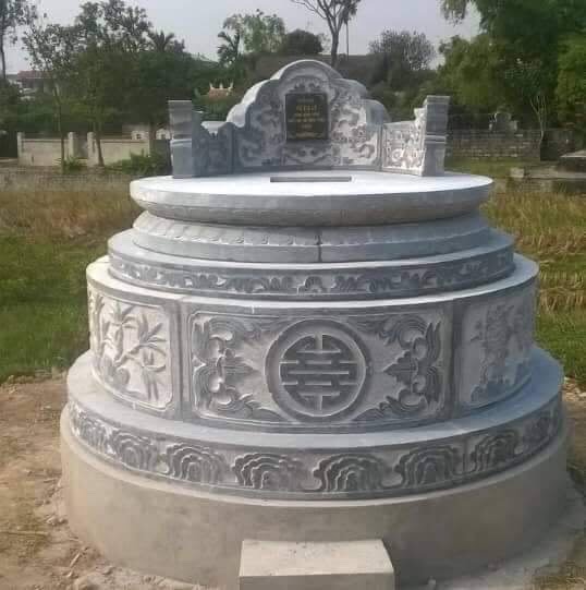 Ưu điểm của mẫu mộ đá tròn đẹp