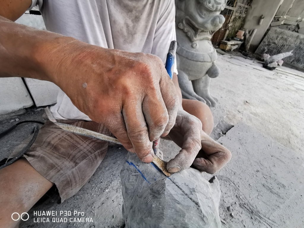 Ngắm nhìn làng nghề đá mỹ nghệ 500 tuổi dưới góc máy đời thường 11 Huawei chuvietha13