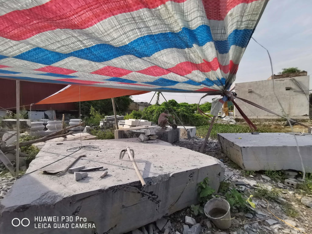 Ngắm nhìn làng nghề đá mỹ nghệ 500 tuổi dưới góc máy đời thường 3 Huawei chuvietha3