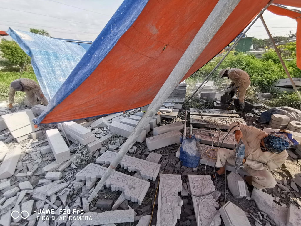 Ngắm nhìn làng nghề đá mỹ nghệ 500 tuổi dưới góc máy đời thường 4 Huawei chuvietha4