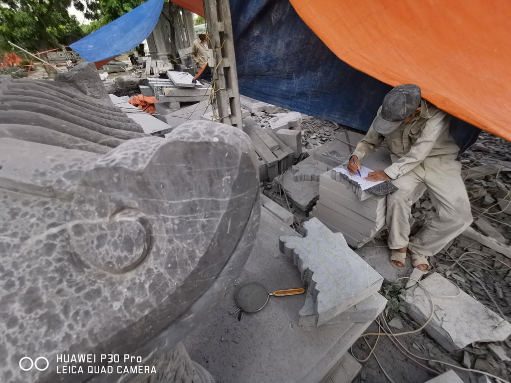 Ngắm nhìn làng nghề đá mỹ nghệ 500 tuổi dưới góc máy đời thường 7 Huawei chuvietha8