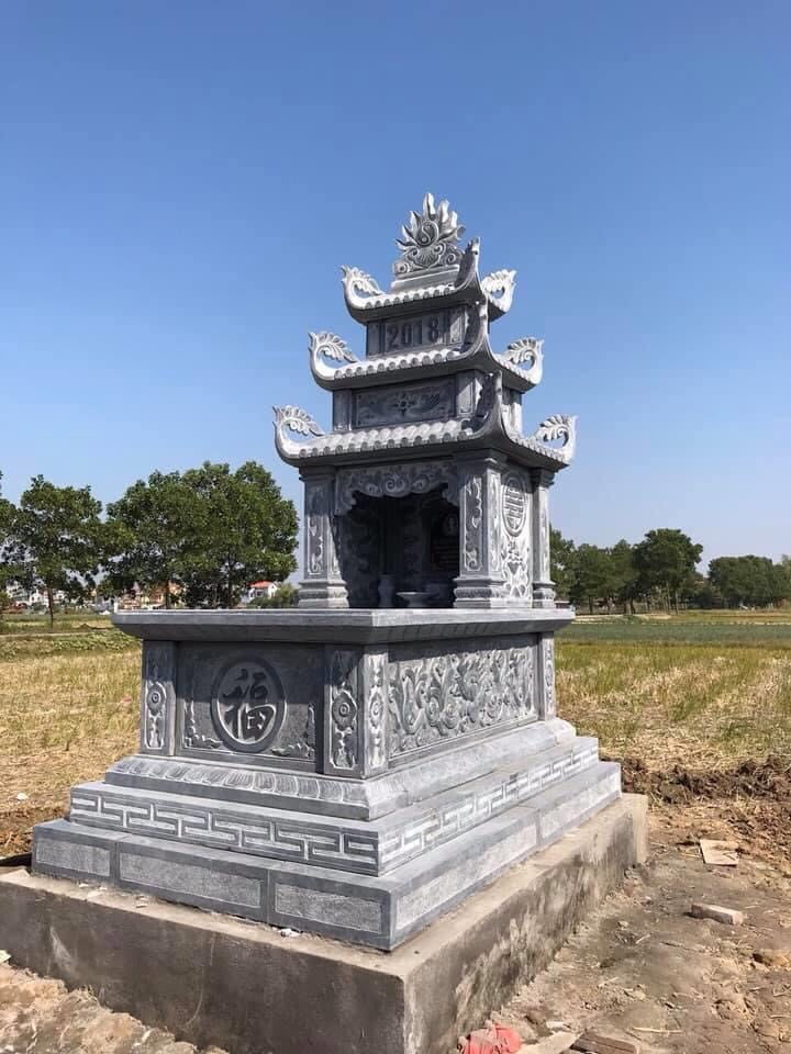 Cấu tạo chung của ngôi mộ đá ba mái đẹp