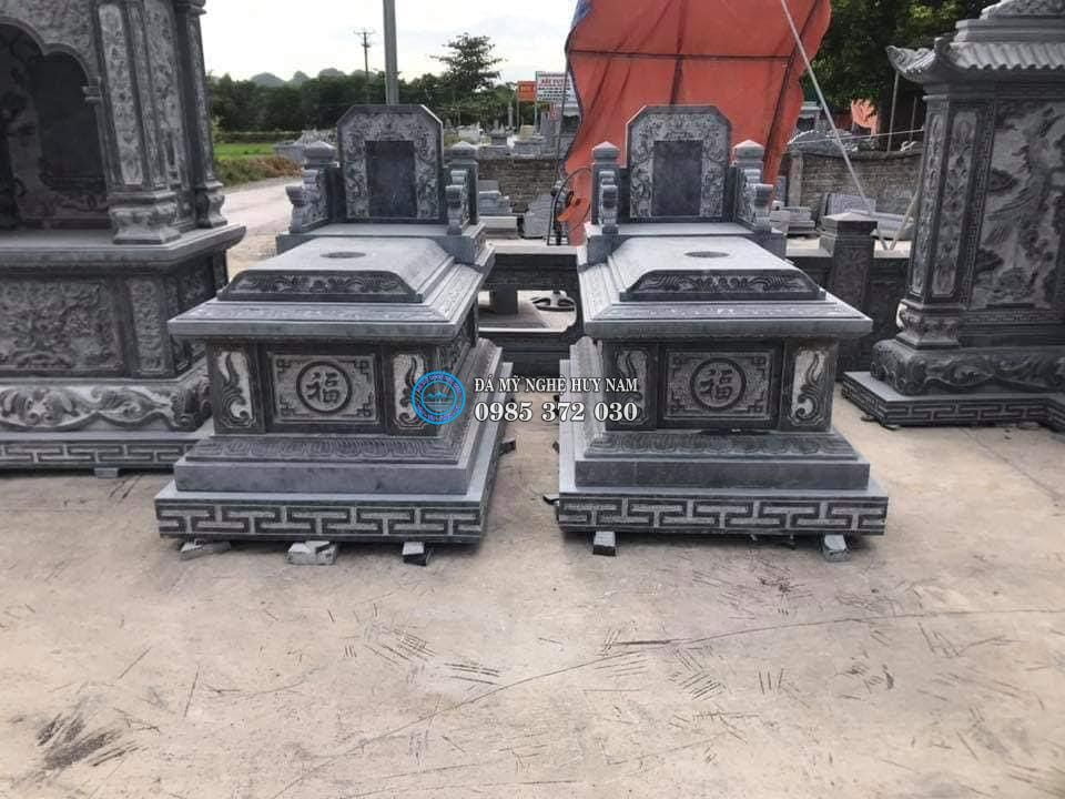 40 Mẫu mộ đá không mái đẹp 23 mộ đá tam sơn