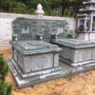 40 Mẫu mộ đá không mái đẹp 25 mộ đá tam sơn