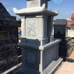 Mộ đá 2 mái bạt băm đẹp tại Thủy Nguyên, Hải Phòng Mộ đá 2 mái bạt băm đẹp tại Thủy Nguyên, Hải Phòng