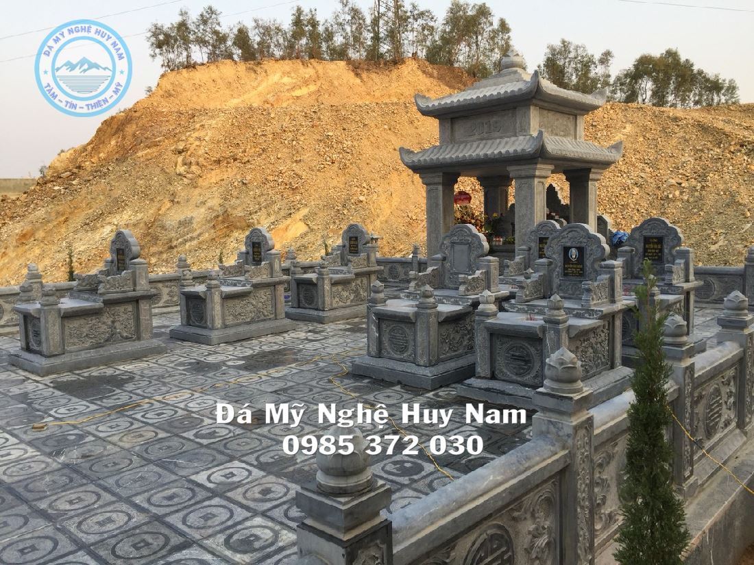 Thiết kế lăng mộ đá đẹp tại Ninh Bình, khu lăng mộ đá, mộ đá đẹp