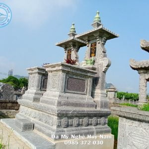 Mộ đá đôi một mái bạt băm cao cấp phong cách mới Mộ đá đôi một mái bạt băm cao cấp phong cách mới