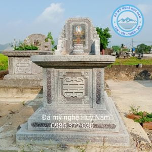 Mẫu mộ đá không mái bạt băm đỉnh cao MĐ-001, Đá mỹ nghệ Huy Nam Mẫu mộ đá không mái bạt băm đỉnh cao MĐ-001, Đá mỹ nghệ Huy Nam