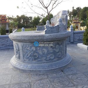 Góc chụp mộ tròn từ xa