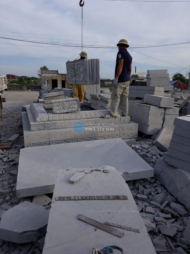 Công trình Lắp đặt bảo tháp đá ĐẸP tại chùa Phước Hội Tự - Hà Tĩnh năm 2019 11 Lắp đặt tháp đá đẹp