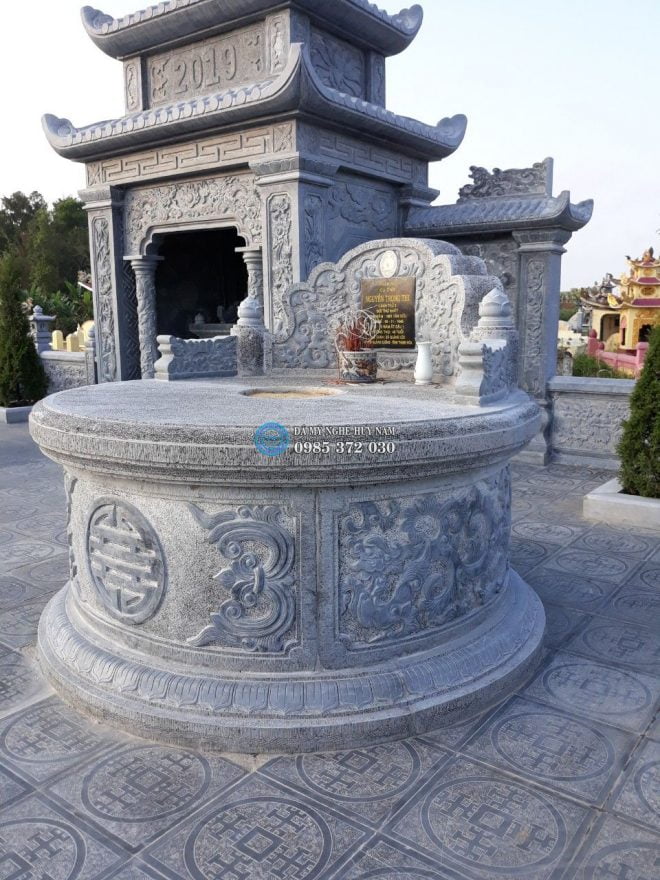 Tổng hợp 89 Mẫu mộ đá đẹp, Lăng mộ đá cao cấp được khách hàng ưa chuộng nhất năm 2021 31 Mộ tròn đá đẹp, mộ đá tròn, mộ tròn, mo tron da