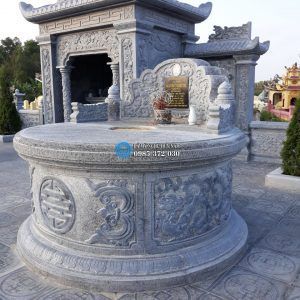 mộ tròn đá ĐẸP MĐ-050 mộ tròn đá ĐẸP MĐ-050
