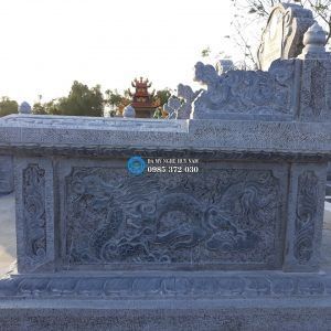 Mộ đá không mái bạt băm cao cấp MĐ-049 Mộ đá không mái bạt băm cao cấp MĐ-049