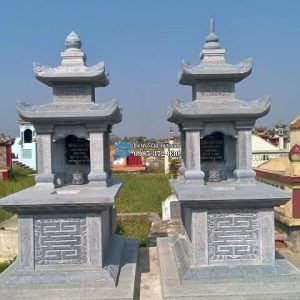 Mộ đá 2 mái MĐ-070 Mộ đá 2 mái MĐ-070