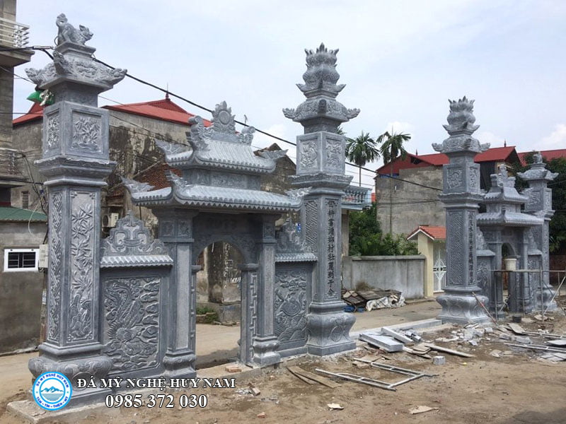 Cổng Đá Đẹp - Cổng Tam Quan Đá 2 Cổng đá đẹp, cổng làng