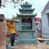 Tổng thể lăng đá thờ thiên tại nhà thờ họ Nguyễn Quý - Yên Mỹ - Hưng Yên