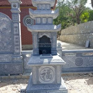 Mẫu mộ đá ba đao MĐ-079
