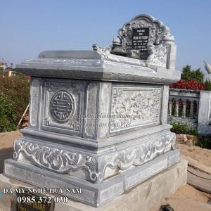 Mộ bành đá đẹp đế chân quỳ MĐ-080 Mộ bành đá đẹp đế chân quỳ MĐ-080