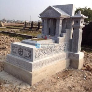 Mộ đá 1 mái MĐ-072 4 Ý nghĩa tâm linh của mẫu mộ đá một mái