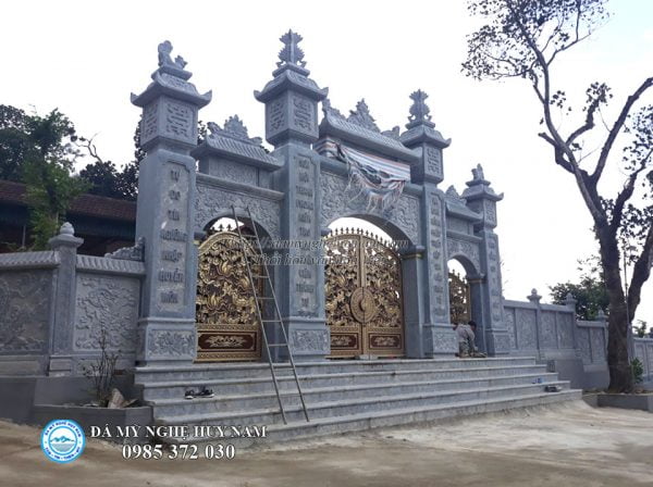 cổng tam quan đá đẹp 11, cổng đá tam quan, cổng làng, cổng đình, cổng chùa