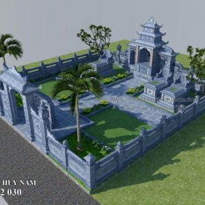 Bản vẽ Thiết kế 3D Phối cảnh Khu lăng mộ đá 004 Bản vẽ Thiết kế 3D Phối cảnh Khu lăng mộ đá 004