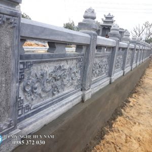 Công trình lắp đặt khu lăng mộ đá đẹp tại Quảng Bình 14 Hình ảnh Lan can đá khu lăng mộ đá đẹp tại Quảng Bình