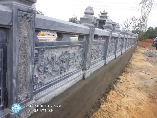Hình ảnh Lan can đá khu lăng mộ đá đẹp tại Quảng Bình