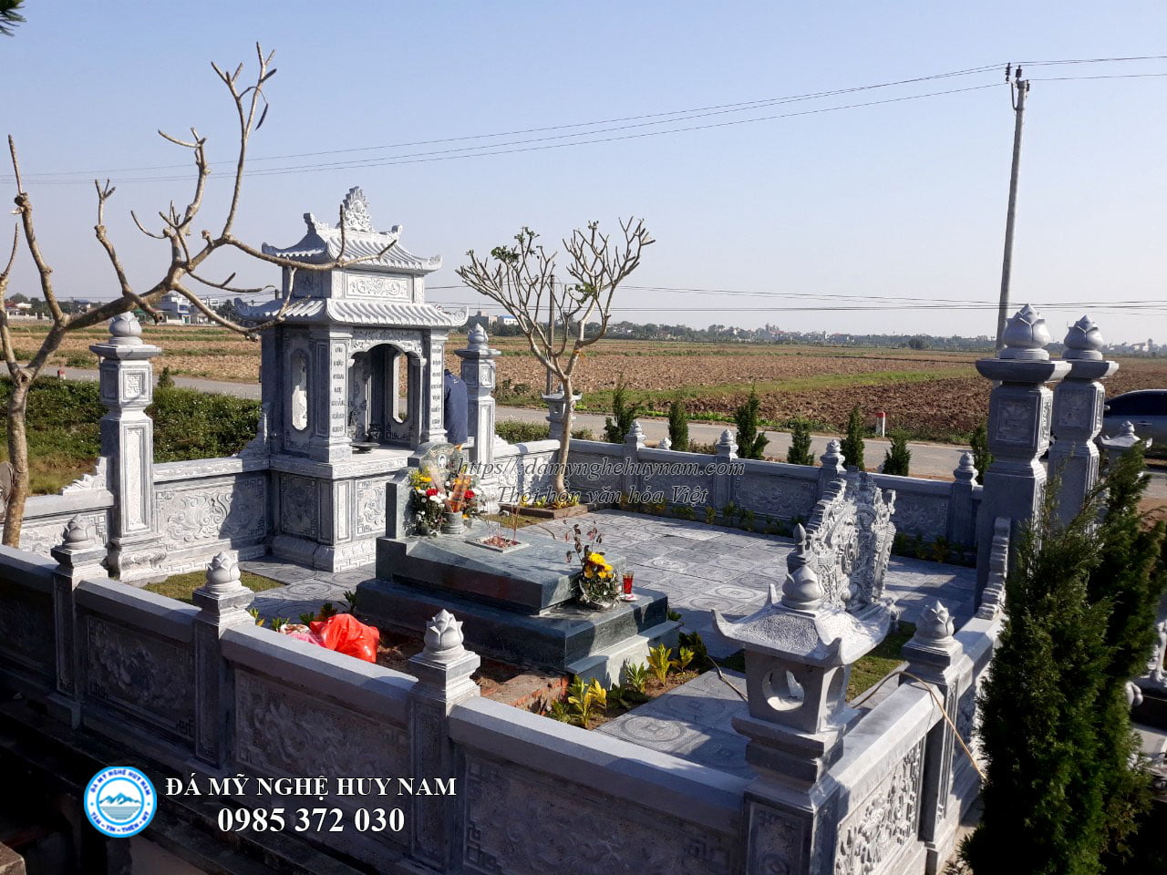 Khu lăng mộ đá tại Nam Định kích thước 5,9x6,8m