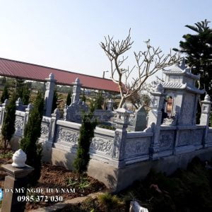 Khu lăng mộ đá đẹp tại Mỹ Thành – Mỹ Lộc – Nam Định 19 Khu lăng mộ đá tại Nam Định kích thước 5,9x6,8m