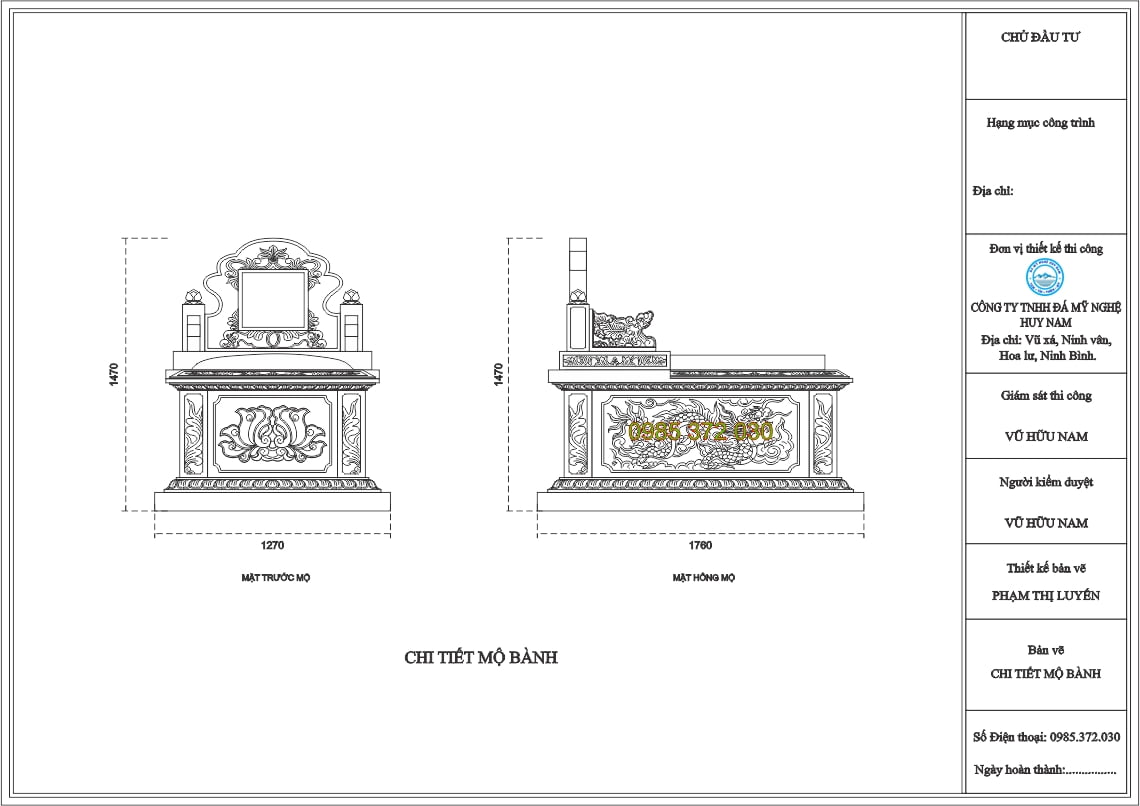Bản vẽ thiết kế mộ đá mộ bành đá đẹp  Cột đá Tảng cột đá Bậc thềm đá  Lan can đá