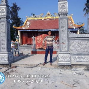 Lắp cổng đá đẹp cho Nhà thờ họ Nguyễn tại Hà Tĩnh 2021 Lắp cổng đá đẹp cho Nhà thờ họ Nguyễn tại Hà Tĩnh 2021