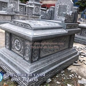Mộ đá tam sơn đơn giản đẹp MĐ-108