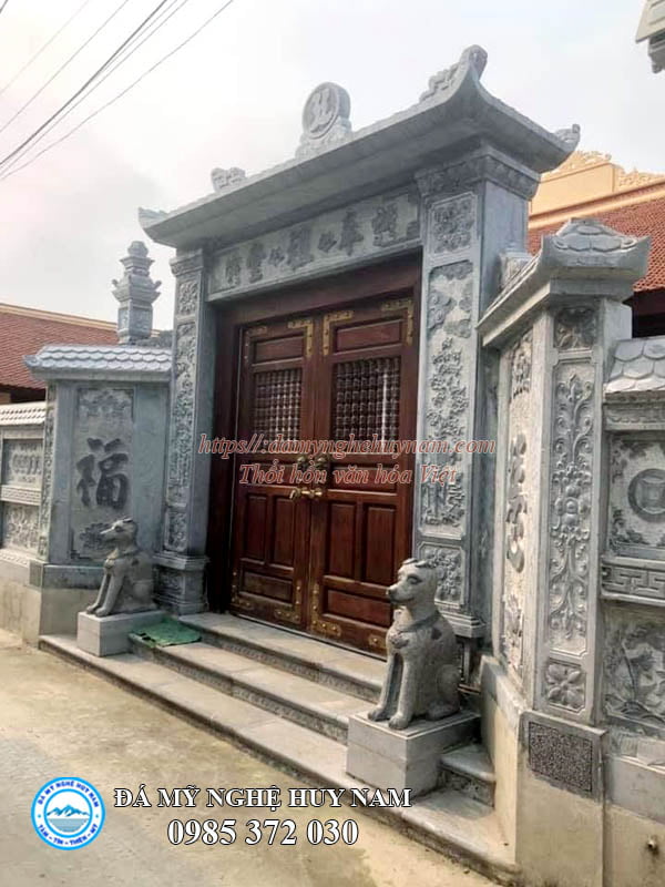 Mẫu cổng đá đẹp nhất 2022! Tất cả những điều cần biết về cổng đá 12 cổng đình, cổng chùa, cổng nhà thờ họ, cổng tam quan đá, cổng đá