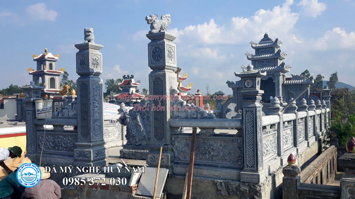 Khu lăng mộ gia đình đẹp băm bạt cao cấp tại Quảng Bình