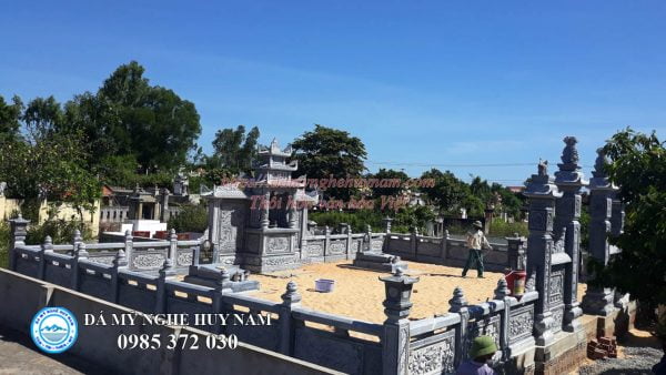Công trình lắp đặt Khu lăng mộ đá đẹp tại Quảng Bình