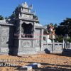 Lăng cánh đá chạm hạc ba đao lá