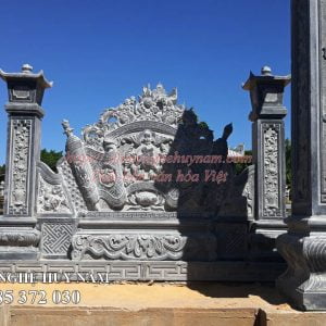 Mẫu cuốn thư đá đẹp dài 2.32m