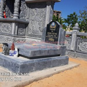 Mẫu mộ đá đơn giản hiện đại KT 89x147