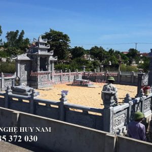 Tổng thế Khu lăng mộ đá 125m2 tại Quảng Bình