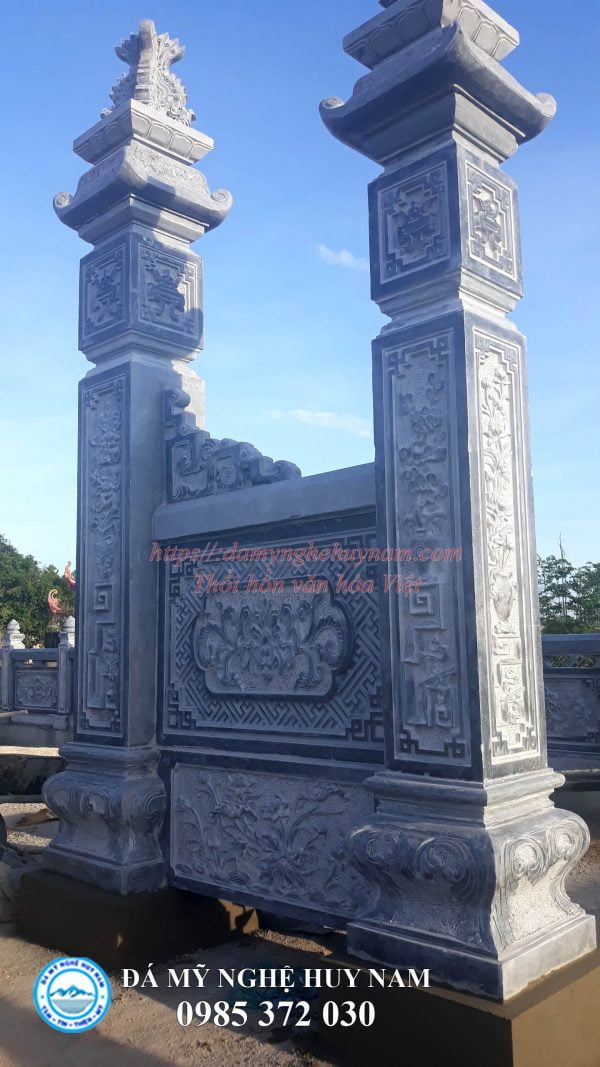 cổng đá đẹp cho khu lăng mộ đá Nghệ An