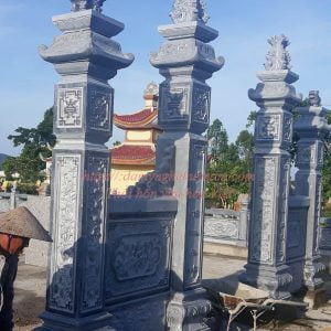 Mẫu Cổng đá tứ trụ đẹp CĐ-018