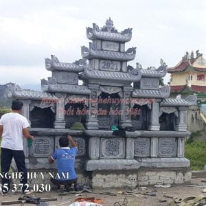 Mẫu Cổng đá tứ trụ đẹp CĐ-018 Mẫu Cổng đá tứ trụ đẹp CĐ-018