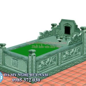 Mẫu mộ bành đá làm mộ tổ đẹp MĐ-119