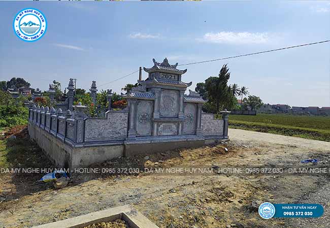 Lắp đặt Khu lăng mộ đá chi họ Lê Văn tại xã Tế Lợi, Nông Cống, Thanh Hoá 13 khu lang mo 15