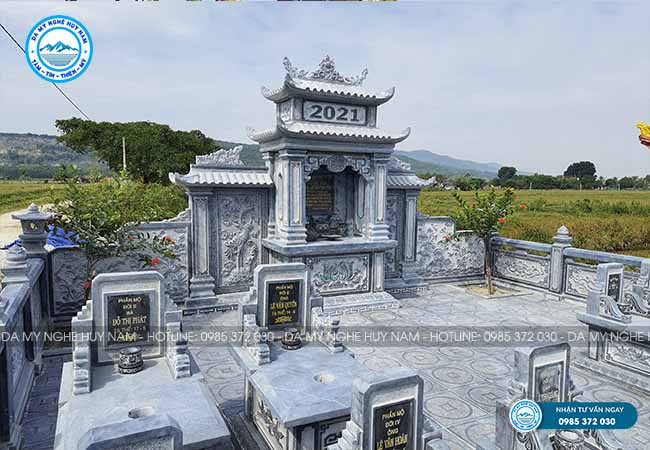 Lắp đặt Khu lăng mộ đá chi họ Lê Văn tại xã Tế Lợi, Nông Cống, Thanh Hoá 14 khu lang mo 16