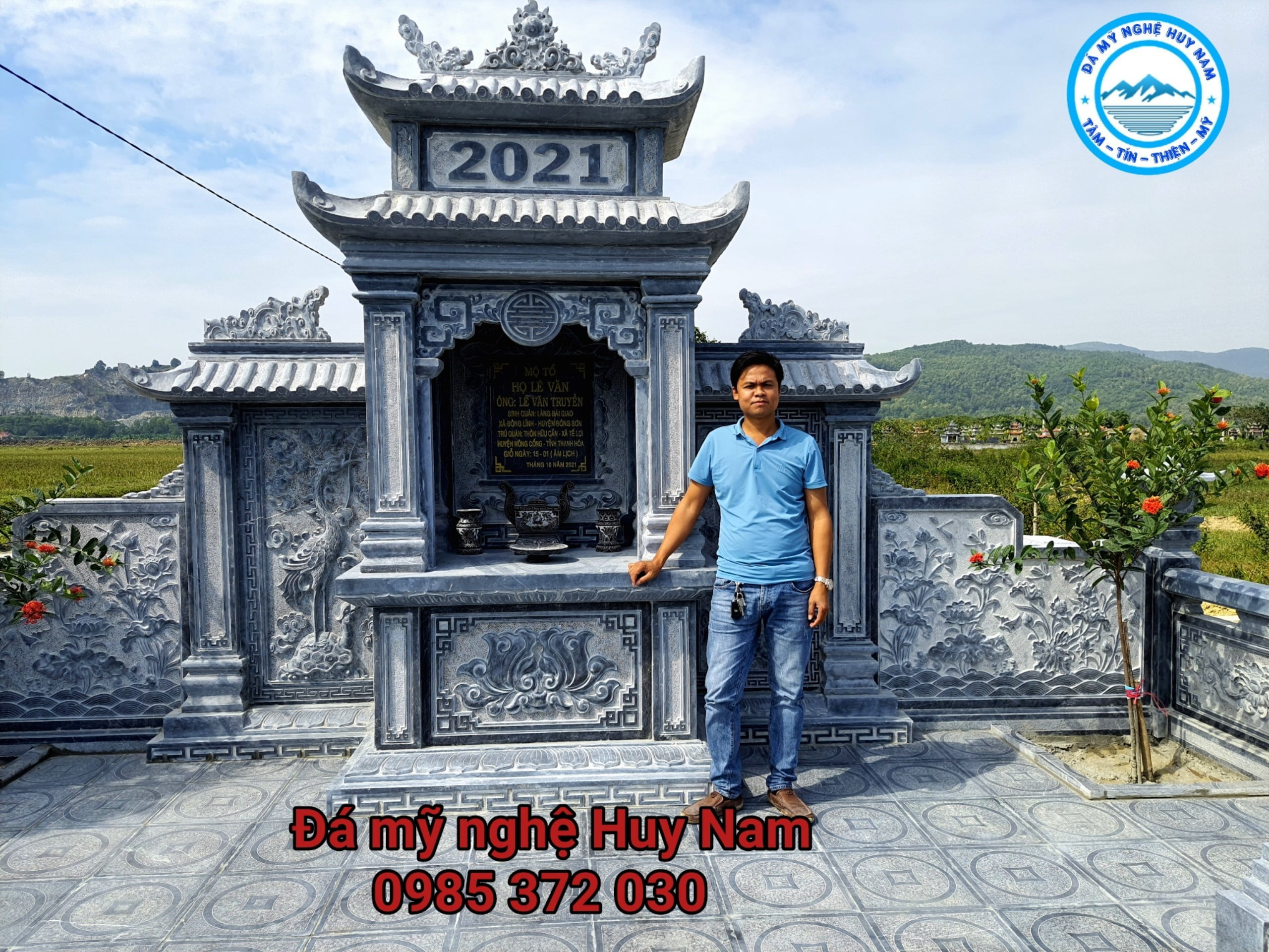 Lắp đặt Khu lăng mộ đá chi họ Lê Văn tại xã Tế Lợi, Nông Cống, Thanh Hoá 1 lắp đặt lăng mộ đá