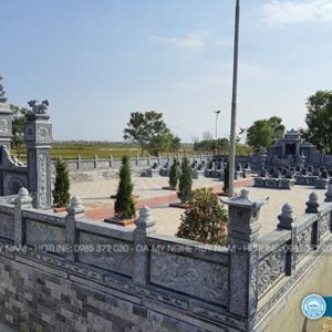 Lắp đặt khu lăng mộ đá đẹp cho chi họ Đậu tại xã Diễn Tháp - Diễn Châu - Nghệ An 14 Lắp đặt khu lăng mộ đá đung phong thủy