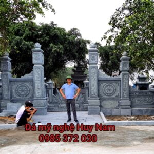 công trình khu lăng mộ đá đẹp và khang trang