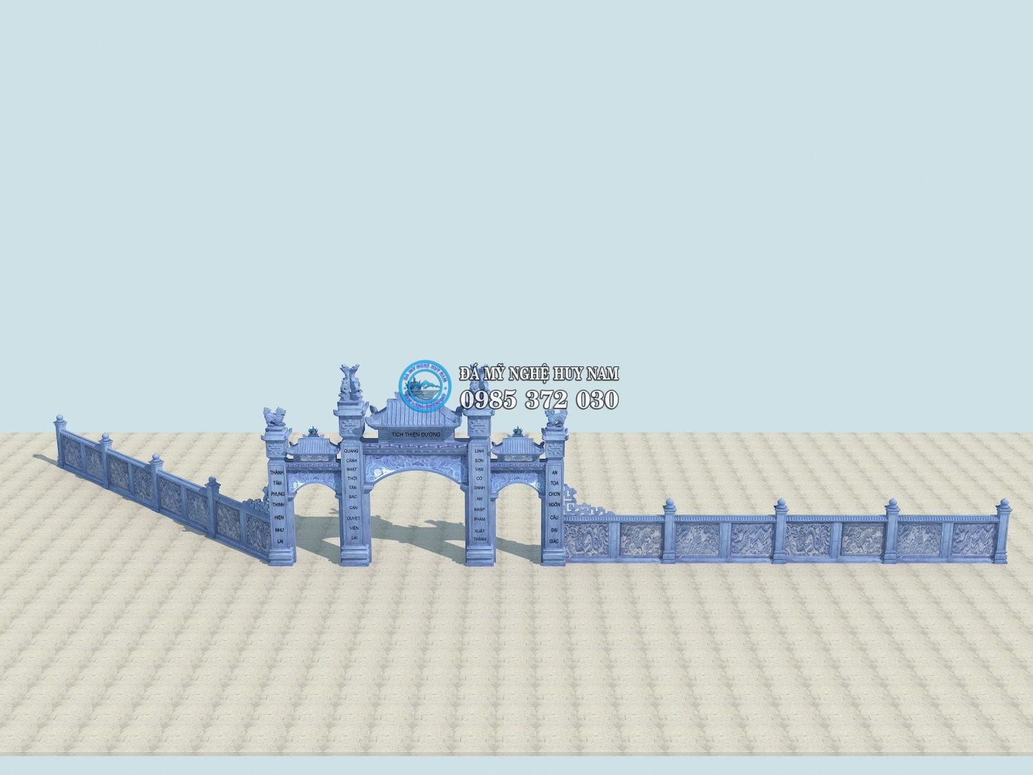 Cong tam quan Huy Nam 8